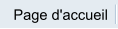 Page d'accueil